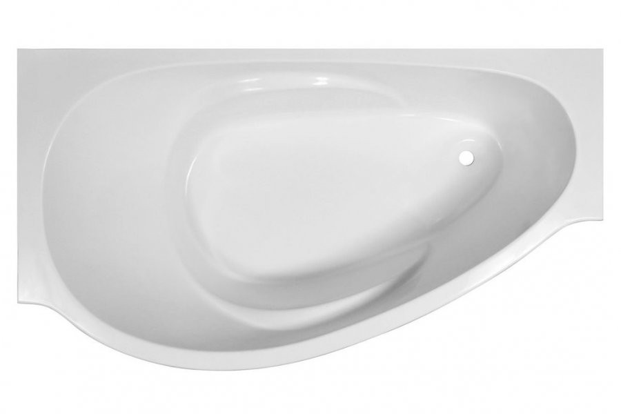 Ванна ассиметричная "Грация" (левая) размер:1700х940мм Эстет ФР-00000629 цвет: Белый