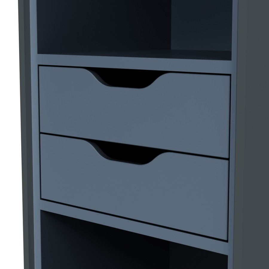 Шкаф-колонна, универсальный, подвесной, 40 см, push-to-open, графит мато Inspire 2.0 AM.PM арт. M50ACHX0406GM