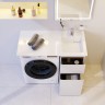 Раковина над стиральной машиной, литьевой мрамор, правая, 100 см, белый глянец X-Joy AM.PM арт. M85AWPR1001WG