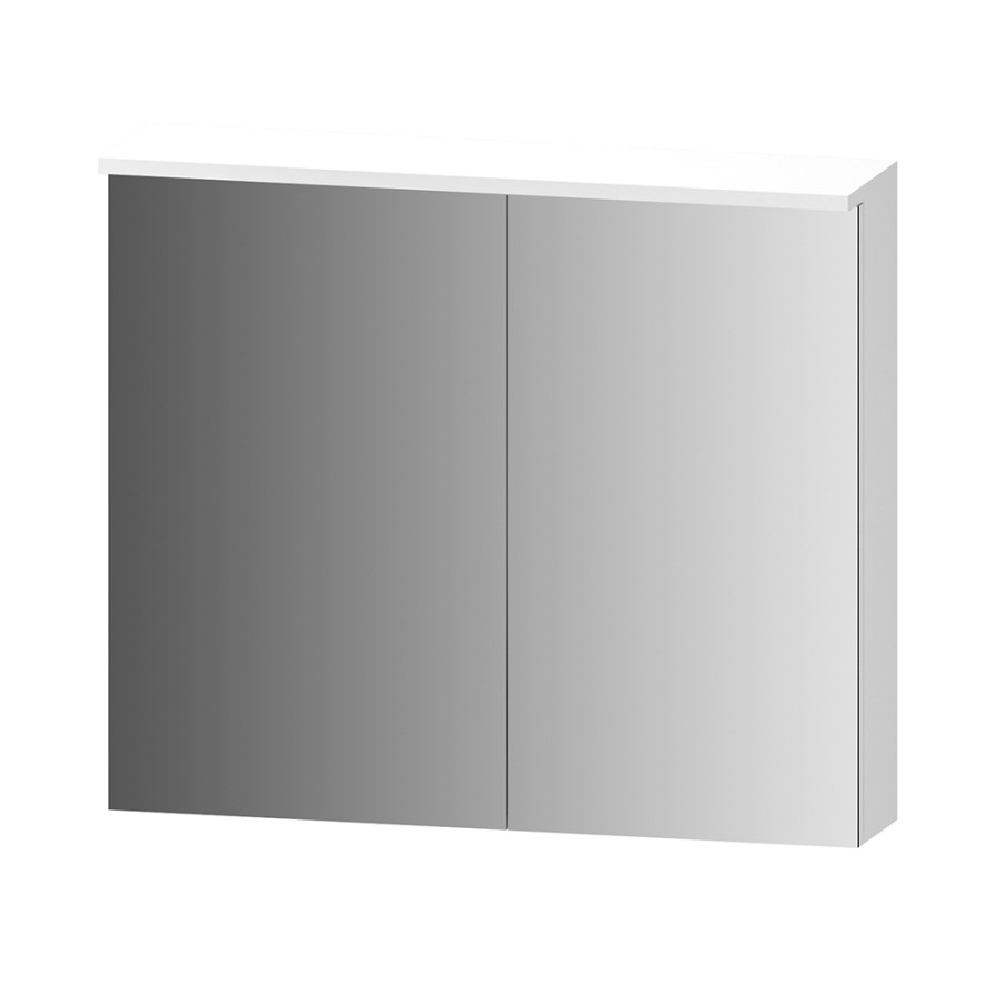 Зеркальный шкаф, 80 см, с подсветкой цвет: белый, глянец Spirit AM.PM арт. M70MCX0801WG