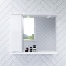 Зеркало, частично зеркальный шкаф, левый, 65см, с подсветкой, белый, глянец,  Like AM.PM арт. M80MPL0651WG