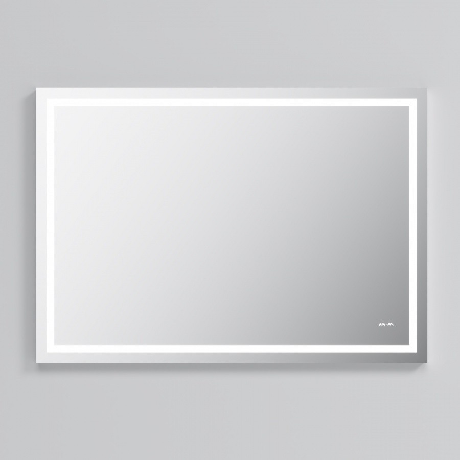 Универсальное зеркало настенное с контурной LED-подсветкой, 100 см Gem AM.PM арт. M91AMOX1001WG
