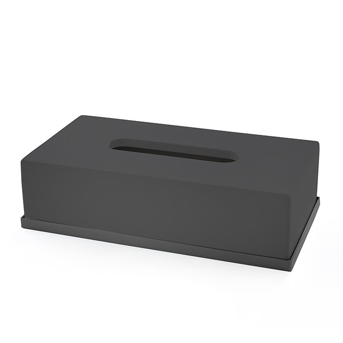 Контейнер для бумажных салфеток, 24,5х13хh7 см, настольный, 3SC Mood Deluxe MDN70ANO цвет: черный