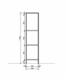 Кованый стеллаж Comfort Loft (ШхГхВ) 400х300х1600