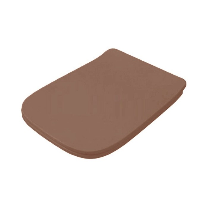 Artceram A16 Сиденье для унитаза с микролифтом , цвет: Brown tortora/хром