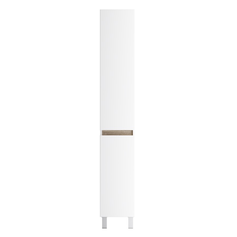 Шкаф-колонна, напольный, правый, 30 см, двери, цвет: белый, глянец X-Joy AM.PM арт. M85ACSR0306WG