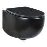Крышка-сиденье для унитаза c микролифтом SoftClose AeT Dot 2.0 C555R105 цвет: Черный