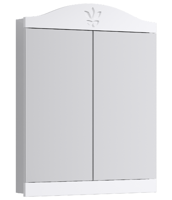 Зеркальный шкаф с двумя дверцами,открывающимися к центру. Franchesca арт. FR0406 AQWELLA