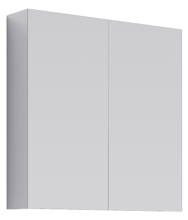 Зеркальный шкаф с двумя дверьми на петлях с плавным закрыванием MC арт. МС.04.07 AQWELLA