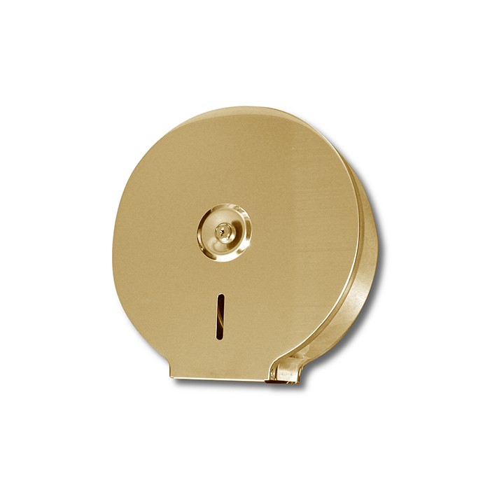 Держатель большого рулона туалетной бумаги, с ключом, 3SC Hotel HO15GD цвет: золото