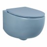 Крышка-сиденье для унитаза c микролифтом SoftClose AeT Dot 2.0 C555R141 цвет: Синий