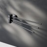 Тройная вешалка-вертушка для полотенец, черная Gem AM.PM арт. A9032722 Германия