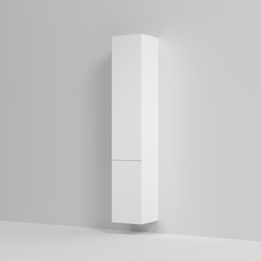 Шкаф-колонна, подвесной, правый, 30 см, двери, push-to-open, цвет: белый, глянец Gem AM.PM арт. M90CHR0306WG