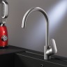 Смеситель для кухни с каналом для питьевой воды, сатин, . Like AM.PM арт. F8007711 цвет: сатин, Германия