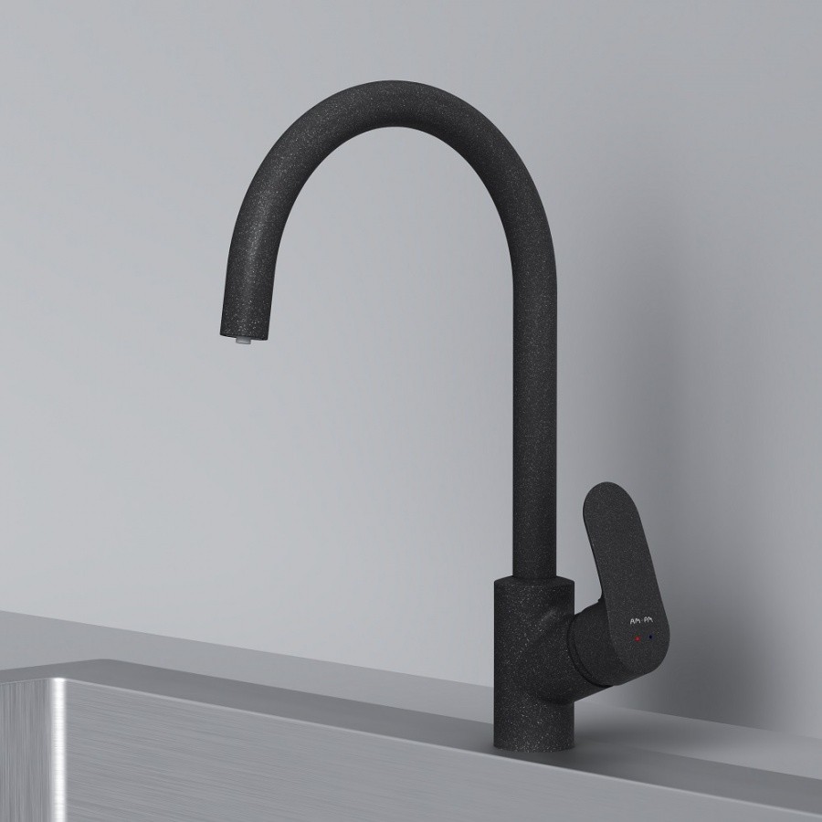Смеситель для кухни с каналом для питьевой воды, черный, . Like AM.PM арт. F8007722 цвет: чёрный, Германия