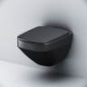 Подвесной унитаз FlashClean с сиденьем микролифт, черн мат Inspire V2.0 AM.PM Германия арт. C50A1700MBSC