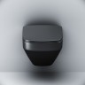 Подвесной унитаз FlashClean с сиденьем микролифт, черн мат Inspire V2.0 AM.PM Германия арт. C50A1700MBSC