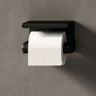 Держатель для туалетной бумаги подвесной 14.2x8.5 см, цвет: черный арт. AMC20939E Agape Mach 2