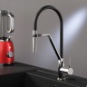 Смеситель для кухни с гибким изливом, . Like AM.PM арт. F8013000 цвет: черный, Германия