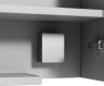 Зеркальный шкаф с LED-подсветкой, левый, 60 см, цвет: белый, глянец Spirit 2.0 AM.PM арт. M70AMCL0601WG