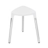 Сиденье для душа Colombo Design (Италия) белый, хром Complementi - B9988BI