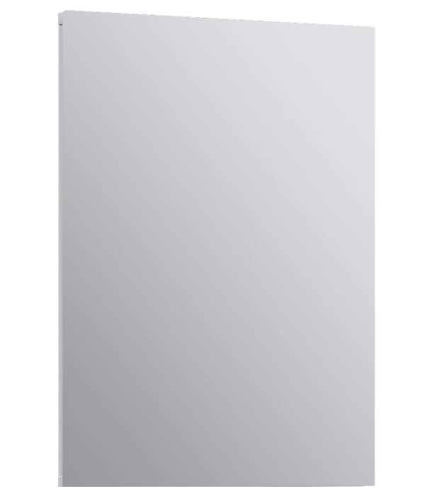 Угловой универсальный левый/правый зеркальный шкаф с одной дверью Rio арт. Rio.04.33 AQWELLA