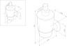 Стеклянный диспенсер для жидкого мыла с настенным держателем Like AM.PM арт. A8036900 Германия