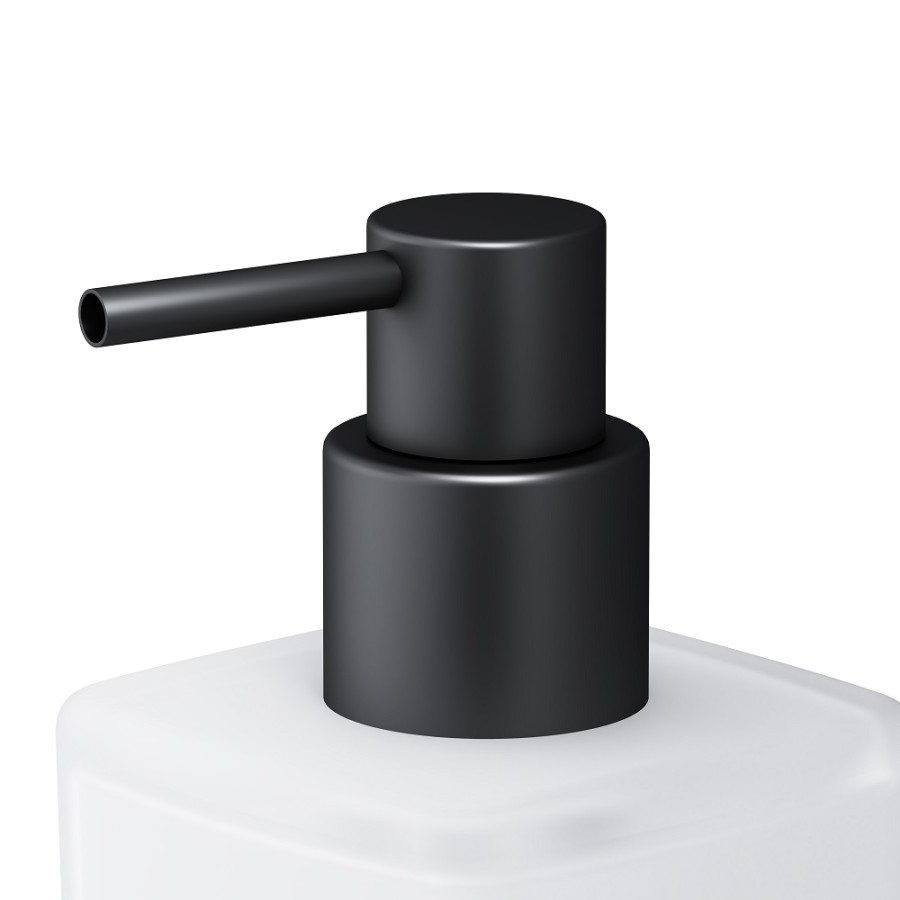 Стеклянный диспенсер для жидкого мыла с настенным держателем, черный Gem AM.PM арт. A9036922 Германия