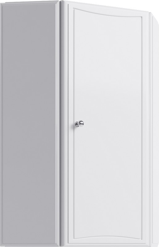 Универсальный левый/правый навесной угловой шкафчик с одной дверцевой на петлях с плавным закрыванием. Barcelona арт. Ba.04.36 AQWELLA