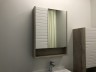 Comforty Зеркальный шкаф  Клеон, 00-00002045    - белый дуб дымчатый