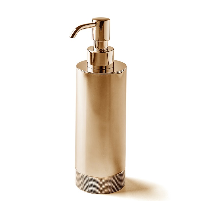 Дозатор для жидкого мыла, настольный, 3SC Ribbon RB01DAGDRM цвет: розовое золото