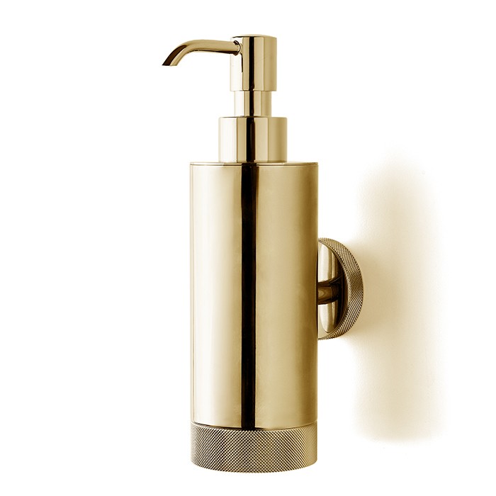 Дозатор для жидкого мыла, подвесной, 3SC Ribbon RB01DGD цвет: золото