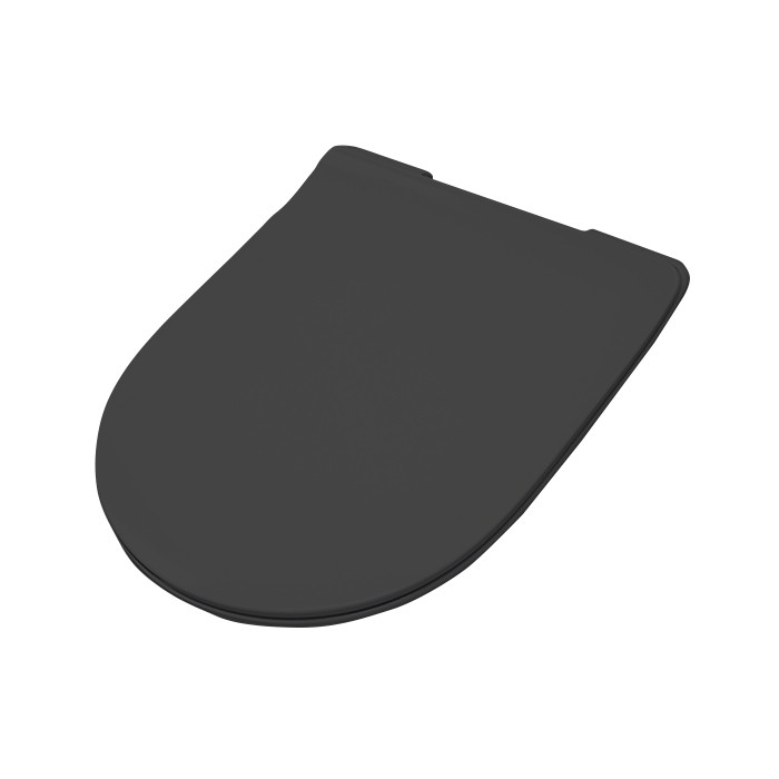 Artceram FILE 2.0 Сиденье для унитаза, супер тонкое, быстросьемное с микролифтом , цвет черный