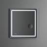 Универсальное зеркало с контурной Led-подсветкой, часами и косметическим зеркалом 65 Gem AM.PM арт. M91AMOX0653WG