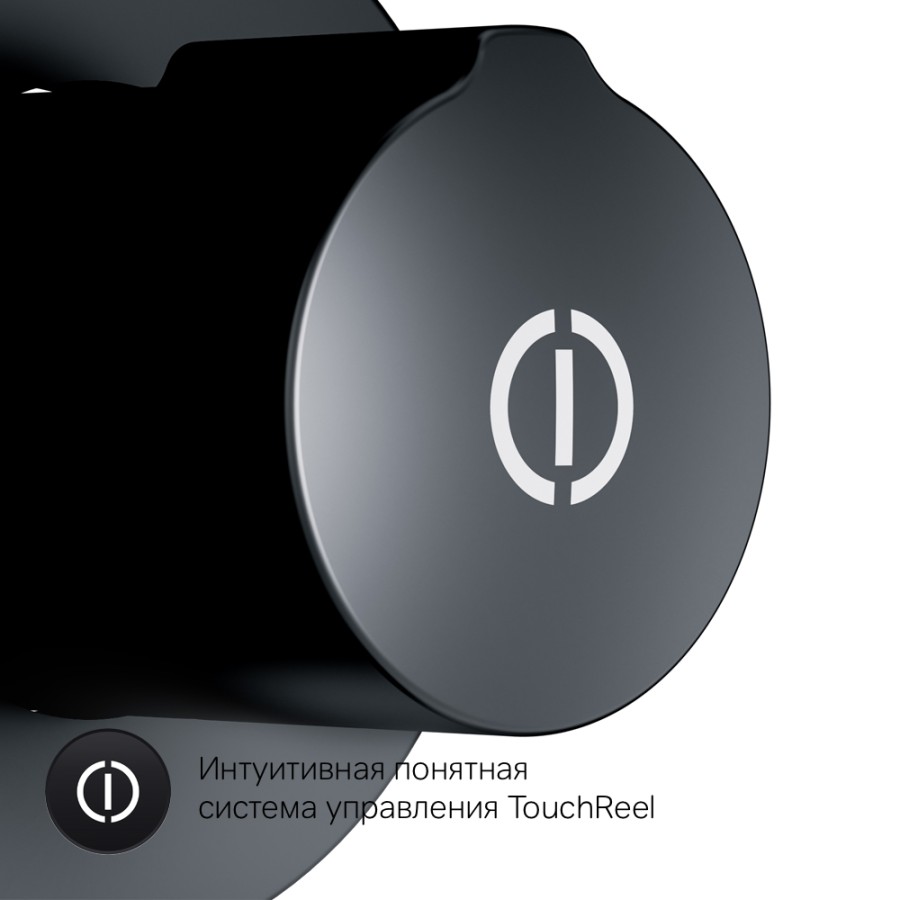 Гигиенический набор для скрытого монтажа с нажимным смесителем для душа, X-Joy AM.PM арт. F40P85A22 цвет: черный, Германия