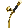 CISAL Душевой гарнитур : ручная лейка, шланг 150 см, держатель настенный для лейки, цвет: золото арт. DS01809024
