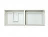 Комплект мебели Dallas Luxe 1000х482 левосторонний подвесной 1 ящик (ШхГхВ) 992х476х430