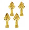 Ножки каменные для ванны "Скарлетт" (золото) Эстет ФР-00001315 цвет: Белый