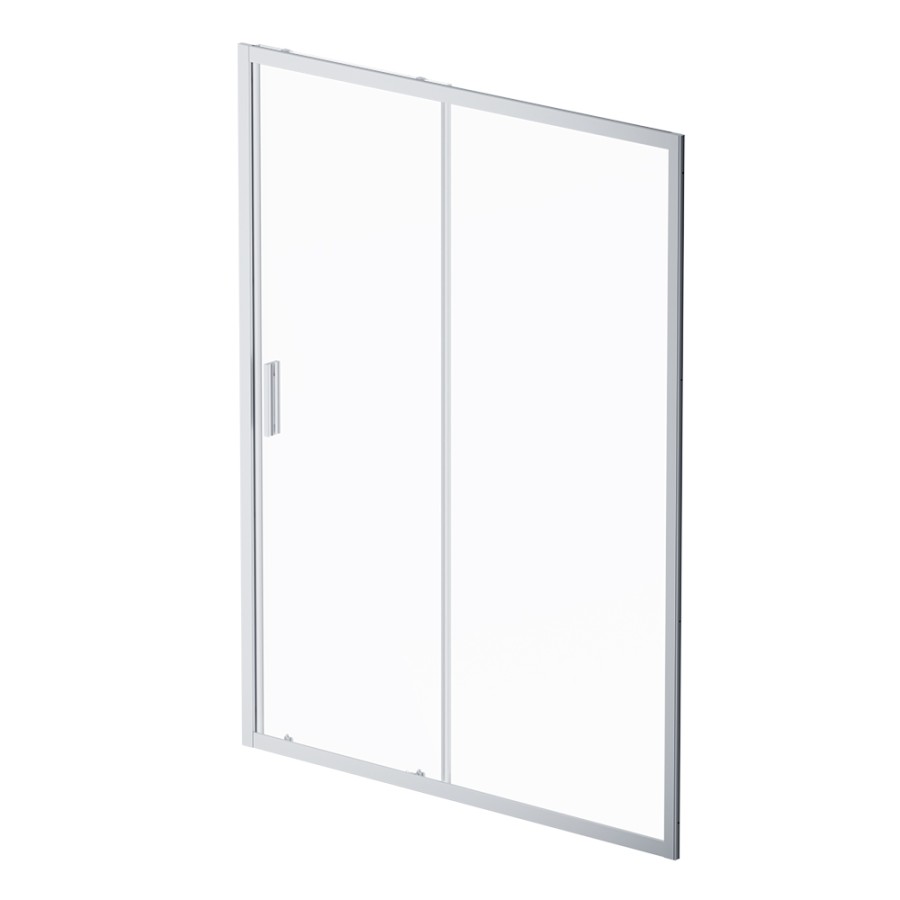 Дверь душевая 150х195, стекло прозрачное, профиль матовый хром Gem AM.PM арт. W90G-150-1-195MT