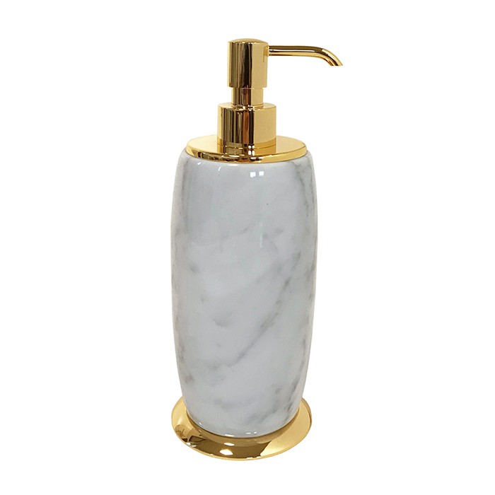Дозатор для жидкого мыла, настольный, 3SC Elegance EL01DABCGD цвет: золото